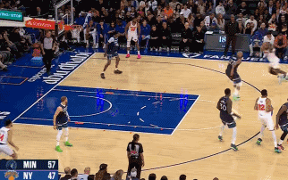 又是你！森林狼95-100负尼克斯，戈贝尔单节7次“下饭”操作